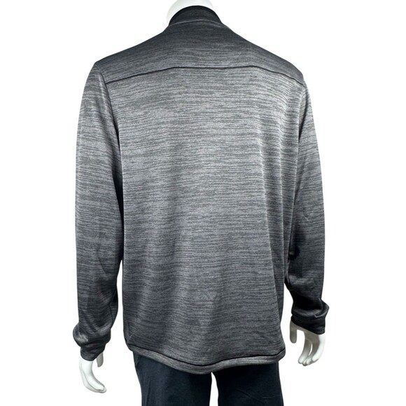 Pebble Beach Mens Large Gray Dry-Luxe Performance 1/4 Zip Shirt Pull Over New - Picture 3 of 10